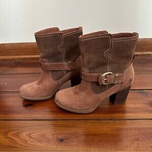 Timberlands EarthKeepers Brown Leather Boots US 6